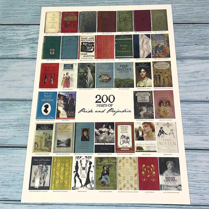 200 years of Jane Austen's Pride and Prejudice - A4 Print - Image 2