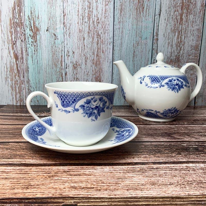 Netherfield Bone China Extra Large Teacup and Saucer - Image 6