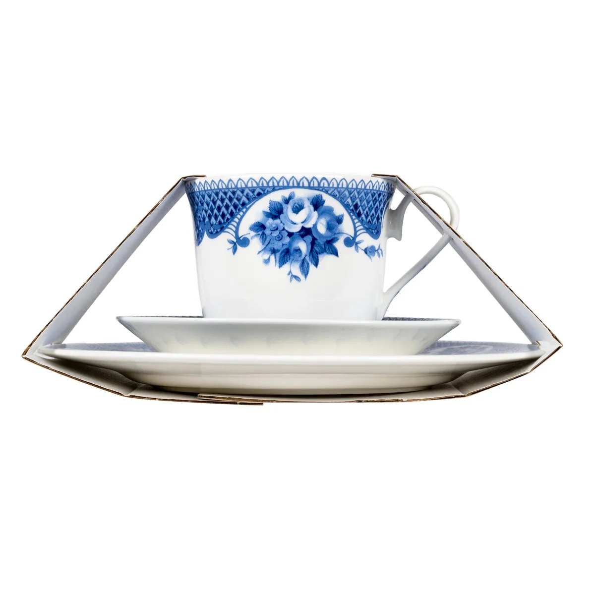 Netherfield Bone China Teacup, Saucer and Plate Set - Image 2