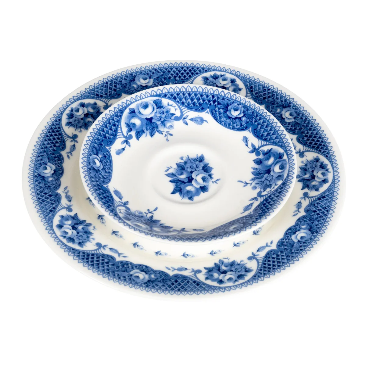Netherfield Bone China Teacup, Saucer and Plate Set - Image 4