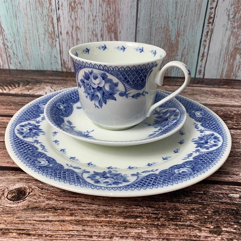 Netherfield Bone China Teacup, Saucer and Plate Set - Image 5