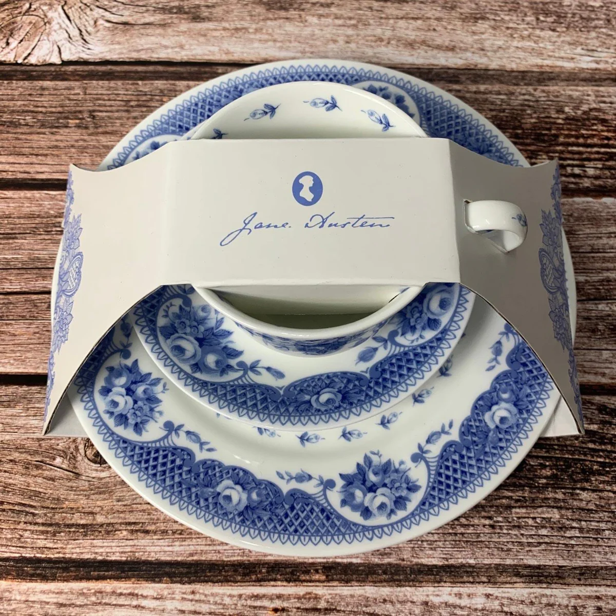 Netherfield Bone China Teacup, Saucer and Plate Set - Image 7