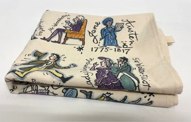 Jane Austen Character Tea Towel - Image 3