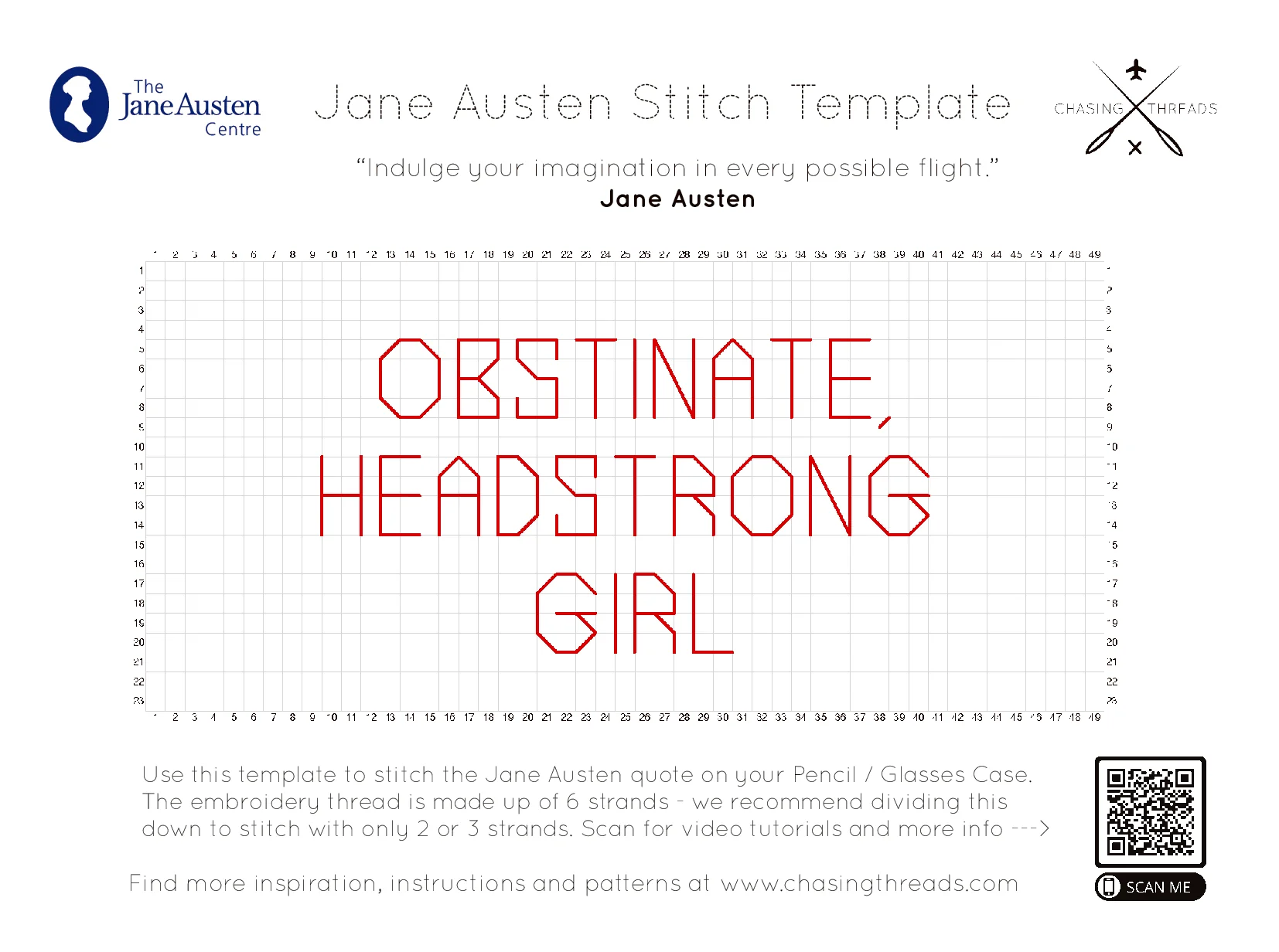 Cross Stitch Kit Case - Obstinate, Headstrong Girl - Image 5