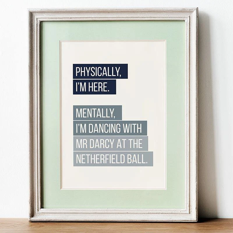 Dancing with Mr Darcy Print - Image 3