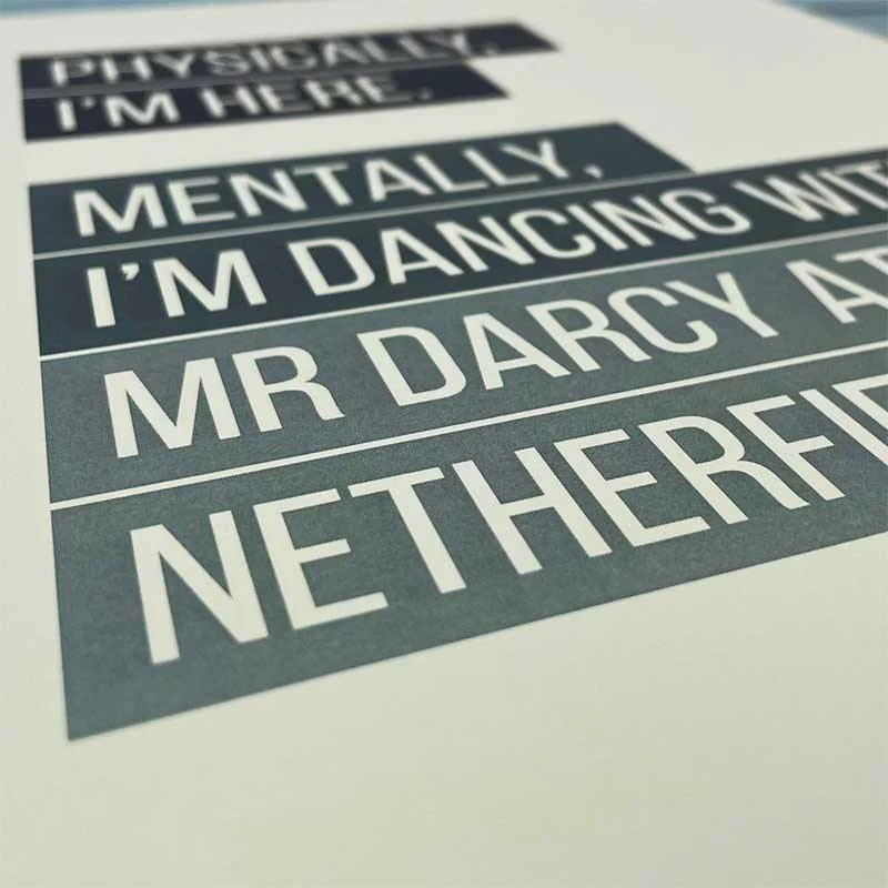 Dancing with Mr Darcy Print - Image 5