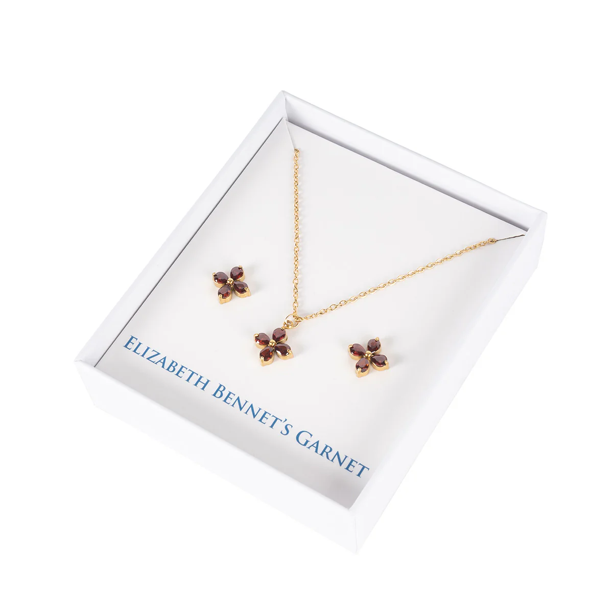 Elizabeth Bennet Necklace and Earring Set - Image 2