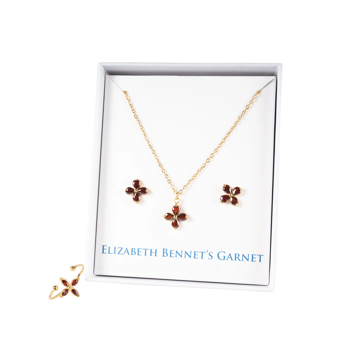 Elizabeth Bennet Necklace and Earring Set - Image 4