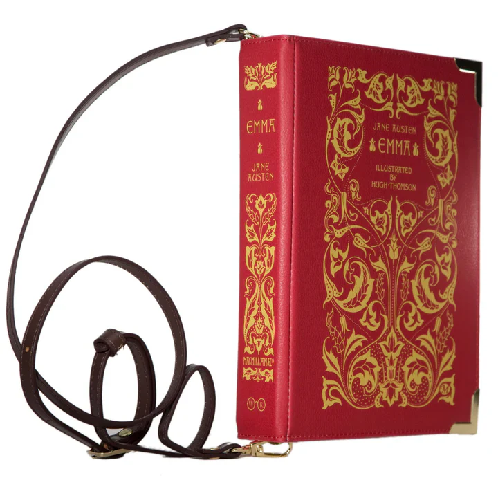 Emma Book Cover Crossbody Bag