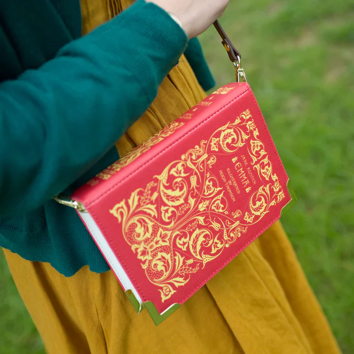 Emma Book Cover Crossbody Bag - Image 2