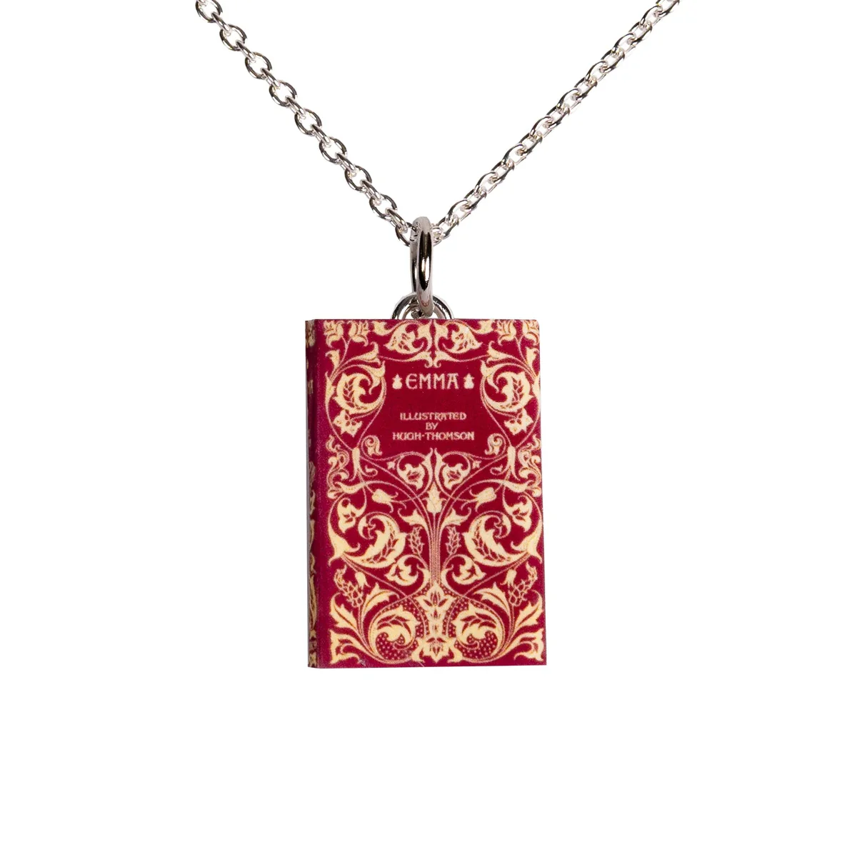Emma Book Cover Necklace
