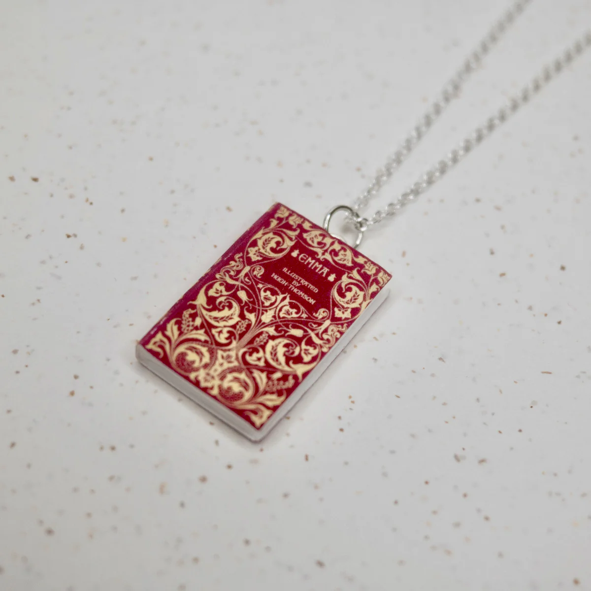 Emma Book Cover Necklace - Image 3