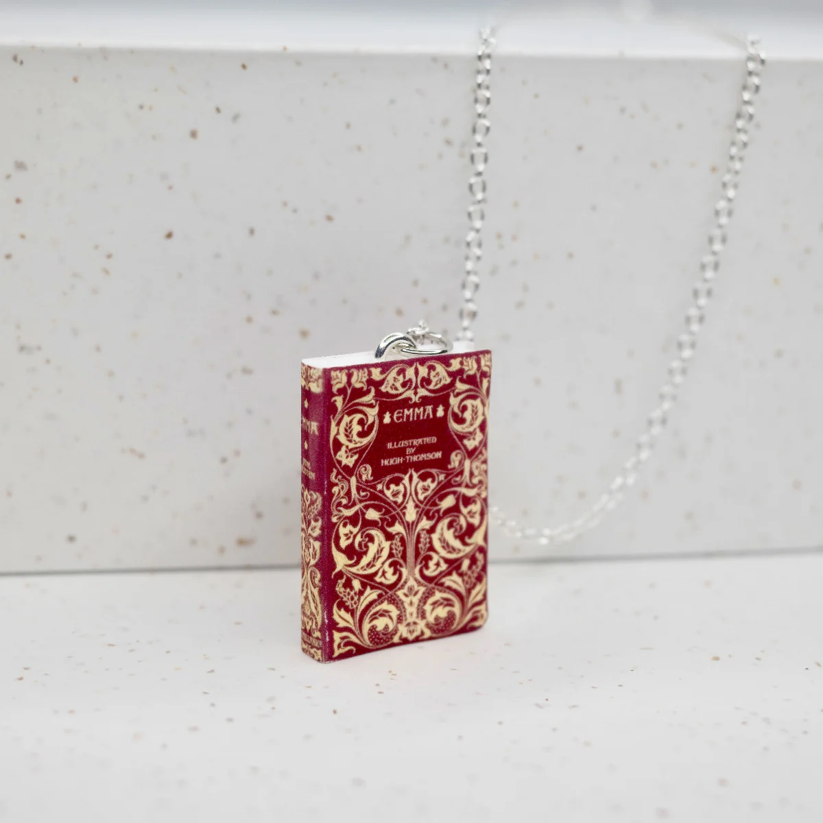 Emma Book Cover Necklace - Image 4