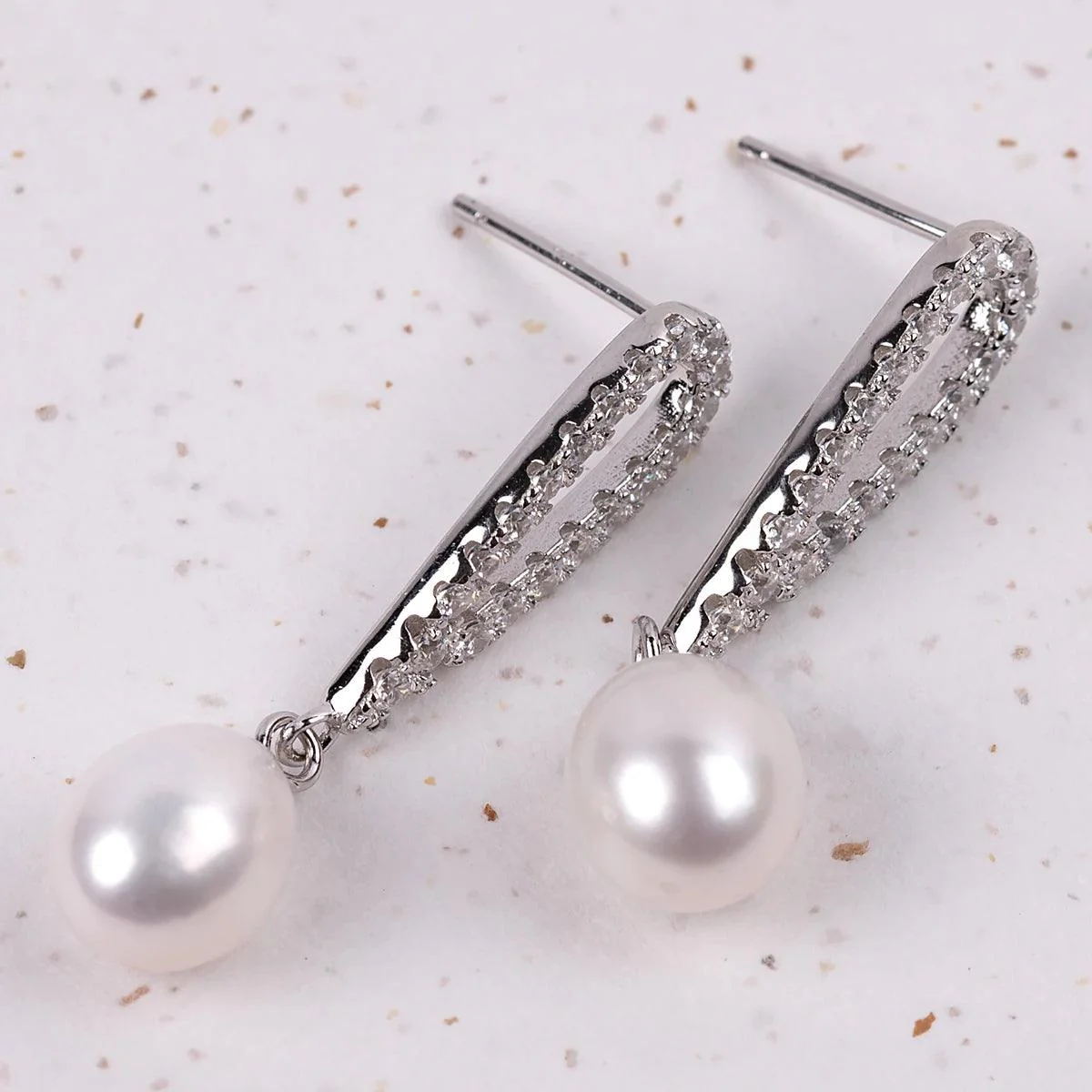 Emma Silver Earrings - Image 2