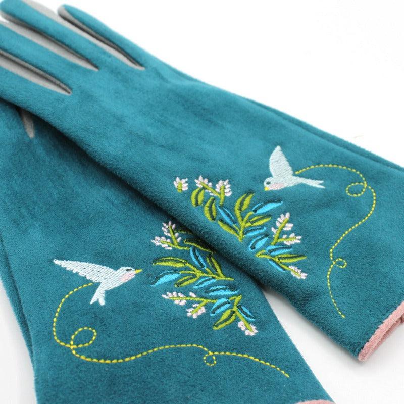Regency English Garden Bird Gloves - Image 3