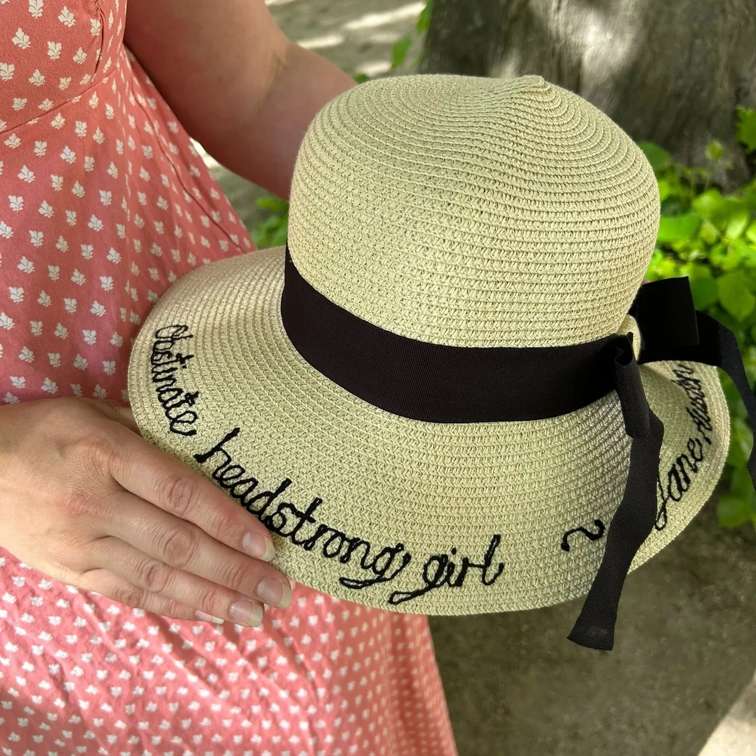 'Obstinate headstrong girl' Regency Bonnet Style Sun Hat - Image 4