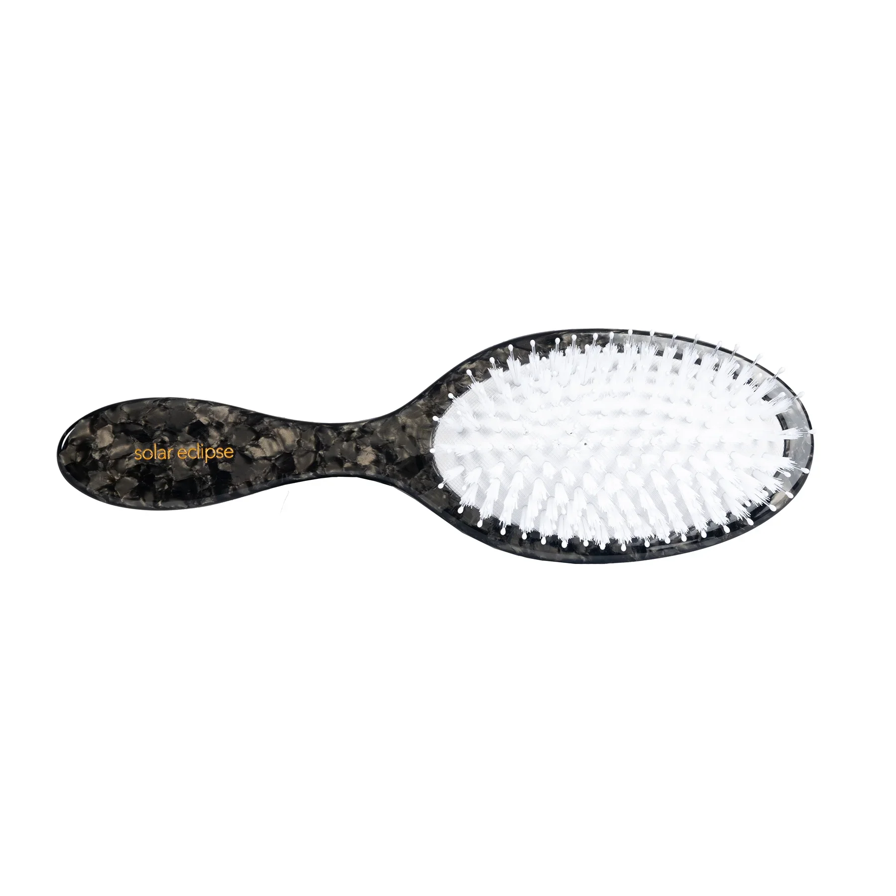 Hand Painted Rose Stem Hair Brush - Image 2