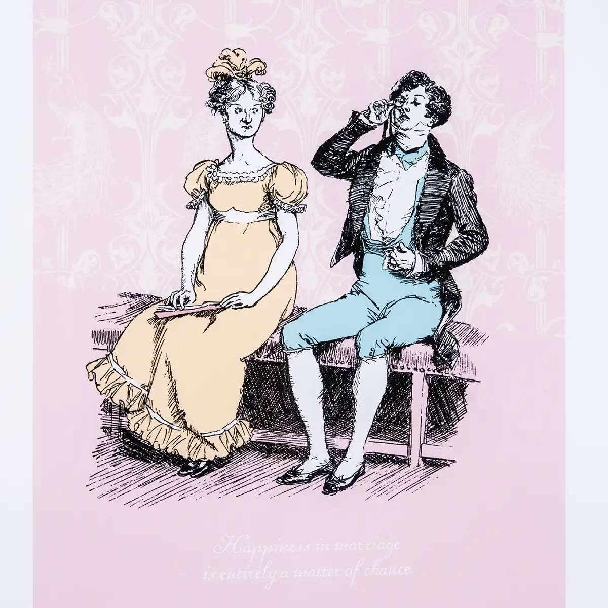 Happiness in Marriage Quote Print - Image 2