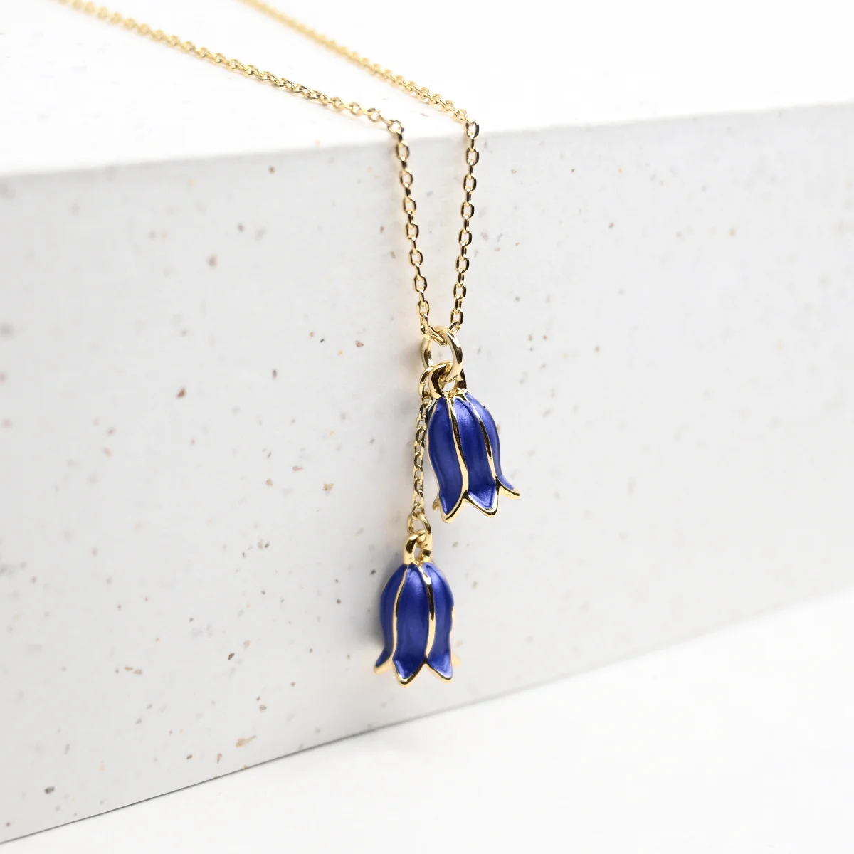 Hartfield Bluebell Necklace in Gold - Image 6