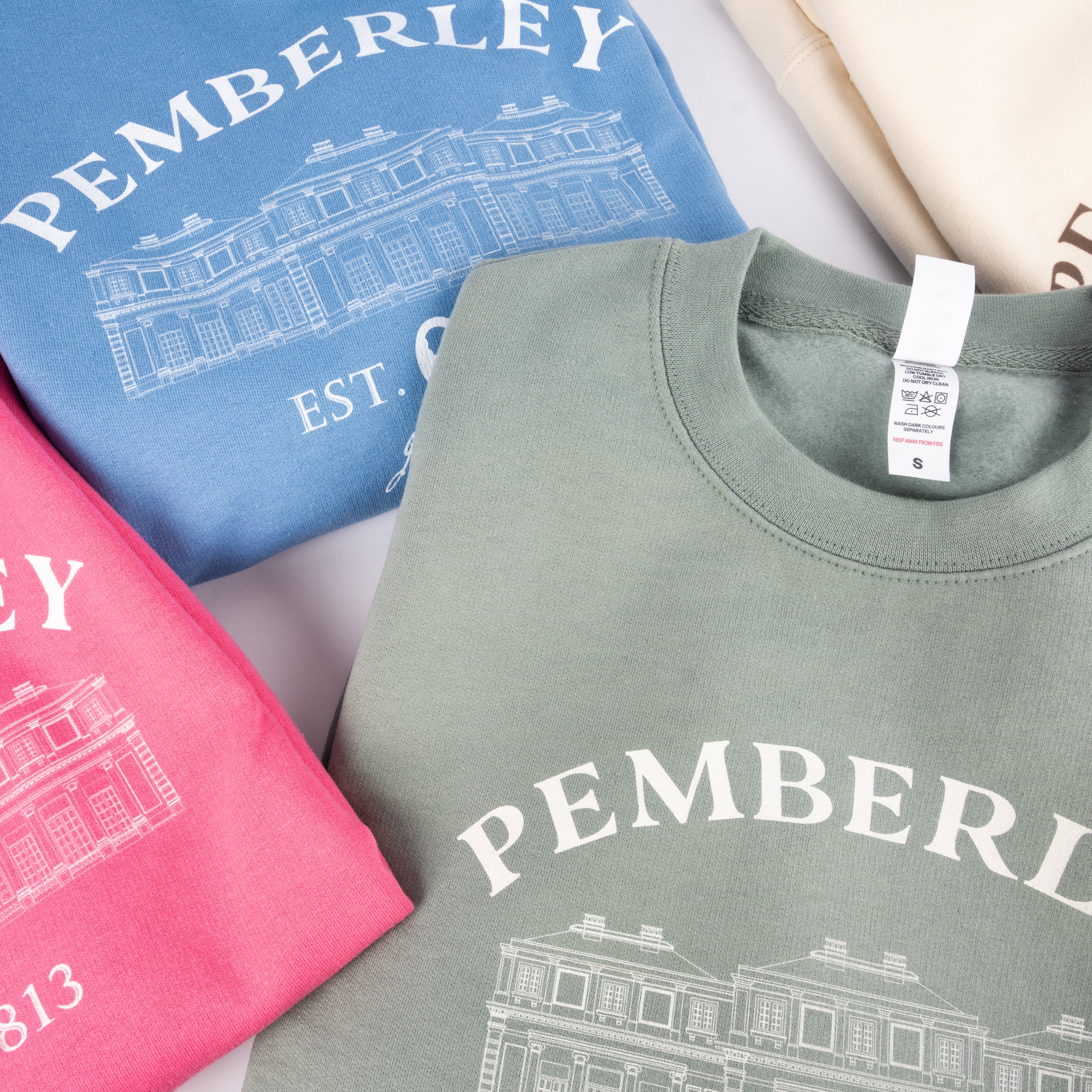 Jane Austen Pemberley Sweater in Pink - Image 4