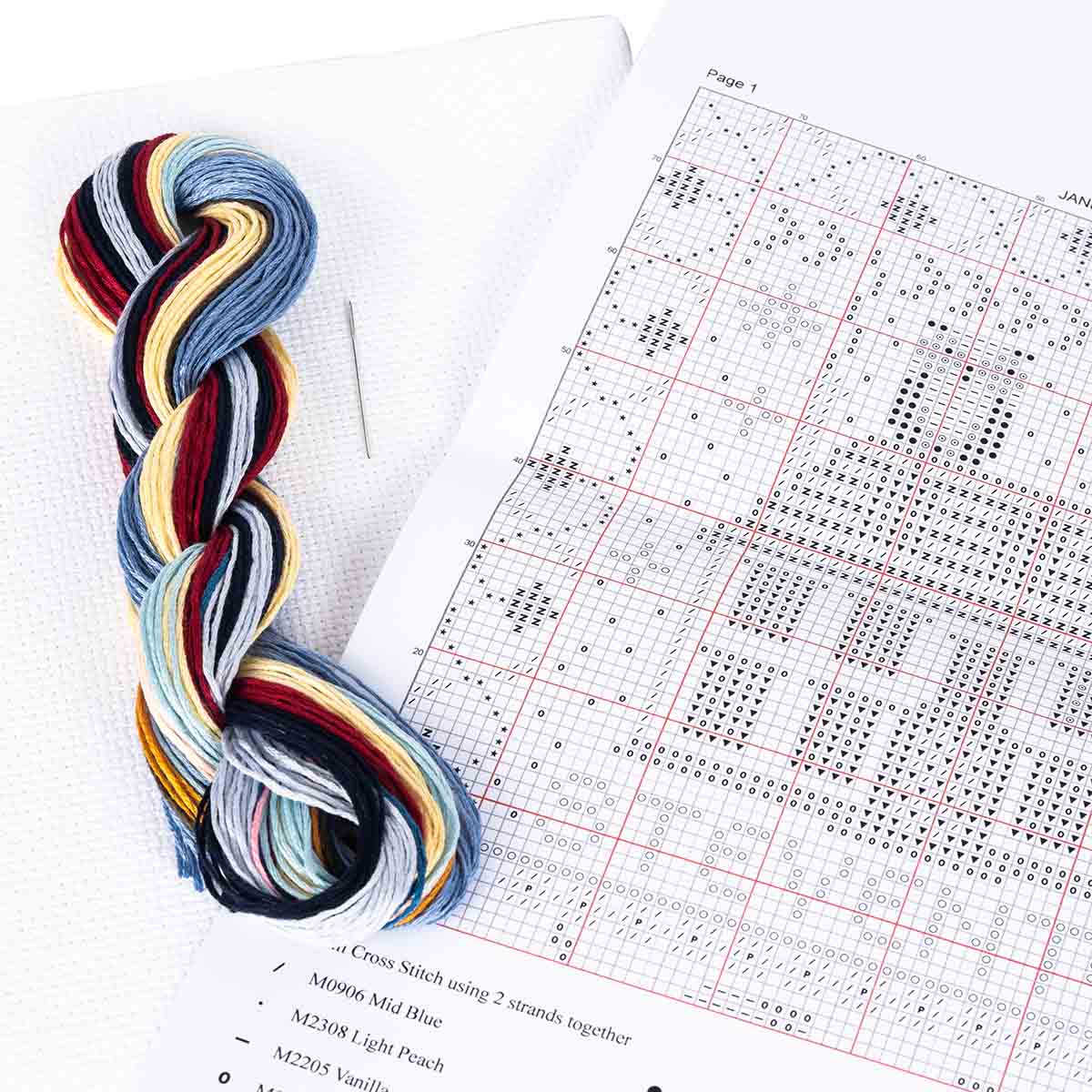 Jane Austen 250th Anniversary Cross Stitch Kit - Image 2