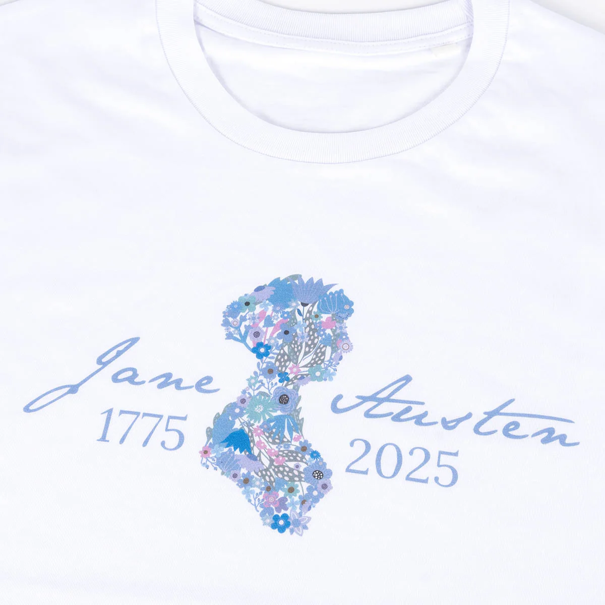 Jane Austen 250th Anniversary T-Shirt in White - Image 2