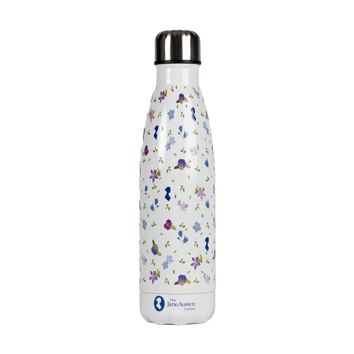 Jane Austen Floral Water Bottle - Image 2