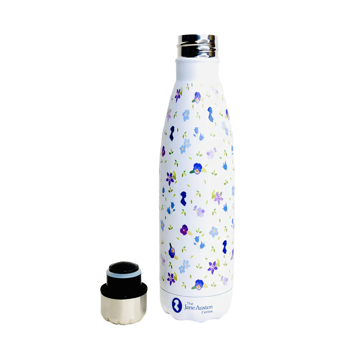 Jane Austen Floral Water Bottle - Image 3