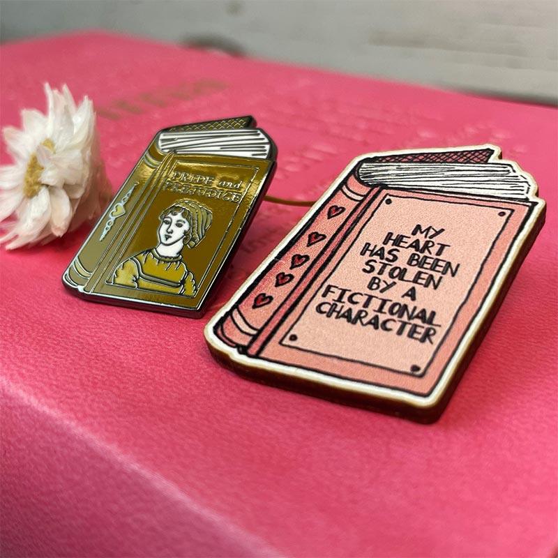 Jane Austen Badges - Pride And Prejudice Pair - Image 2