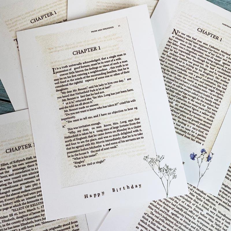Jane Austen Birthday Cards - Pack of 6 - Image 2
