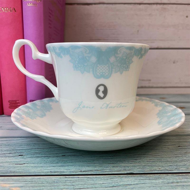 Jane Austen Persuasion Bone China Teacup And Saucer - Image 3