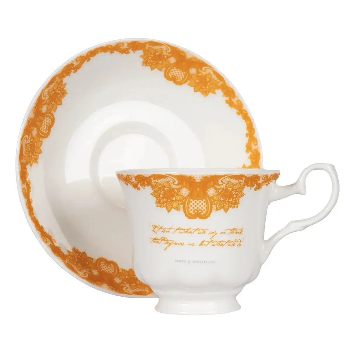 Jane Austen Sense And Sensibility Bone China Teacup And Saucer - Image 2
