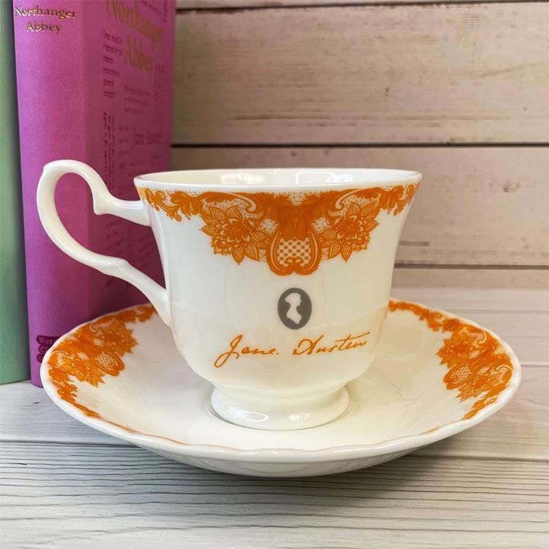 Jane Austen Sense And Sensibility Bone China Teacup And Saucer - Image 3