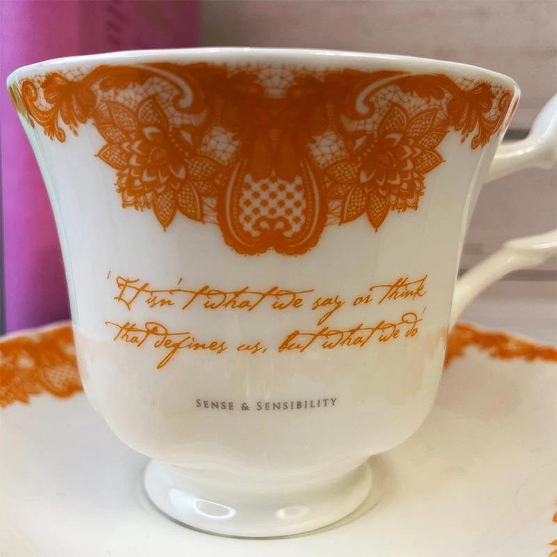 Jane Austen Sense And Sensibility Bone China Teacup And Saucer - Image 4