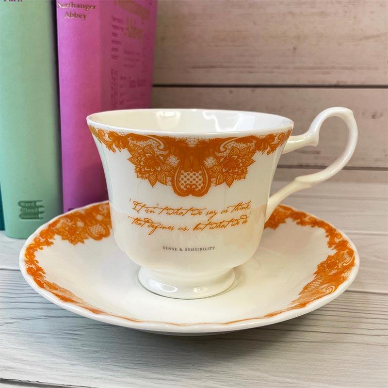 Jane Austen Sense And Sensibility Bone China Teacup And Saucer - Image 5
