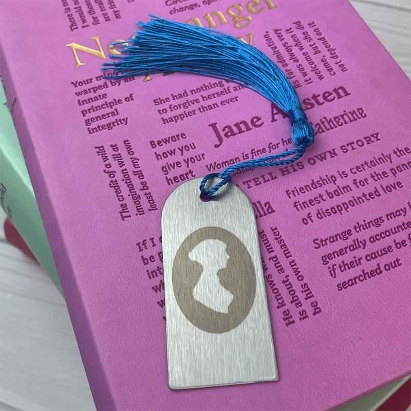 Jane Austen Bookmark - Silhouette & Signature Design | Exclusive Collection - Image 2