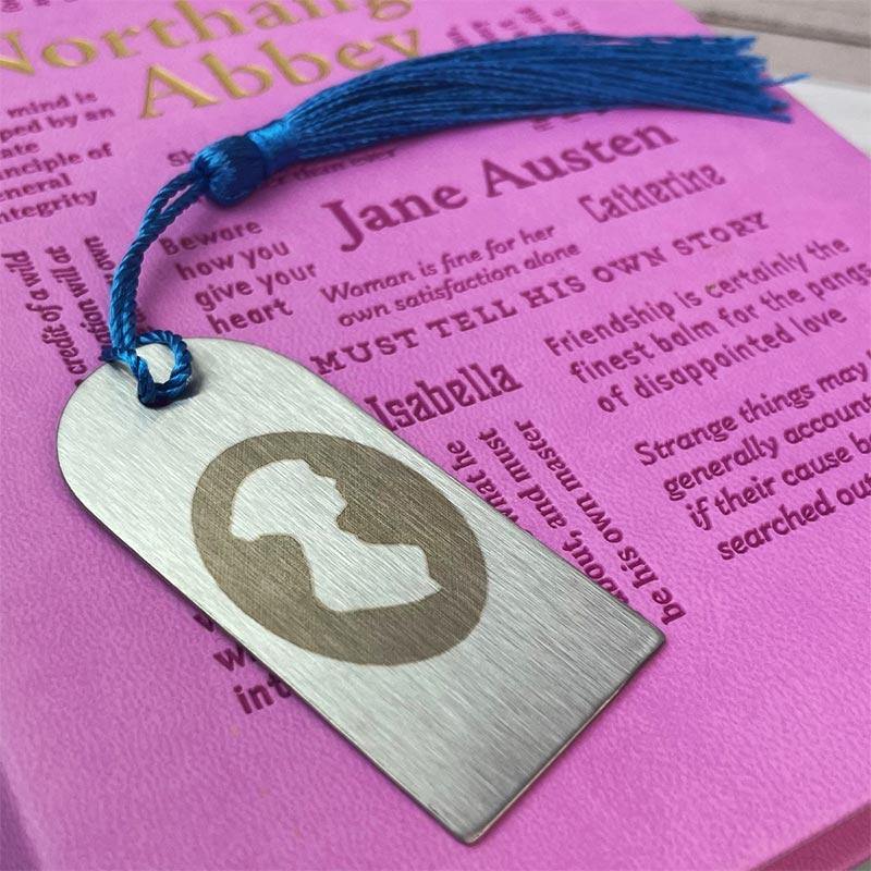 Jane Austen Bookmark - Silhouette & Signature Design | Exclusive Collection - Image 3