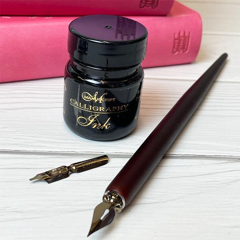 Jane Austen Calligraphy Set - Dip Pen, Ink and Seal Gift Set - Image 3