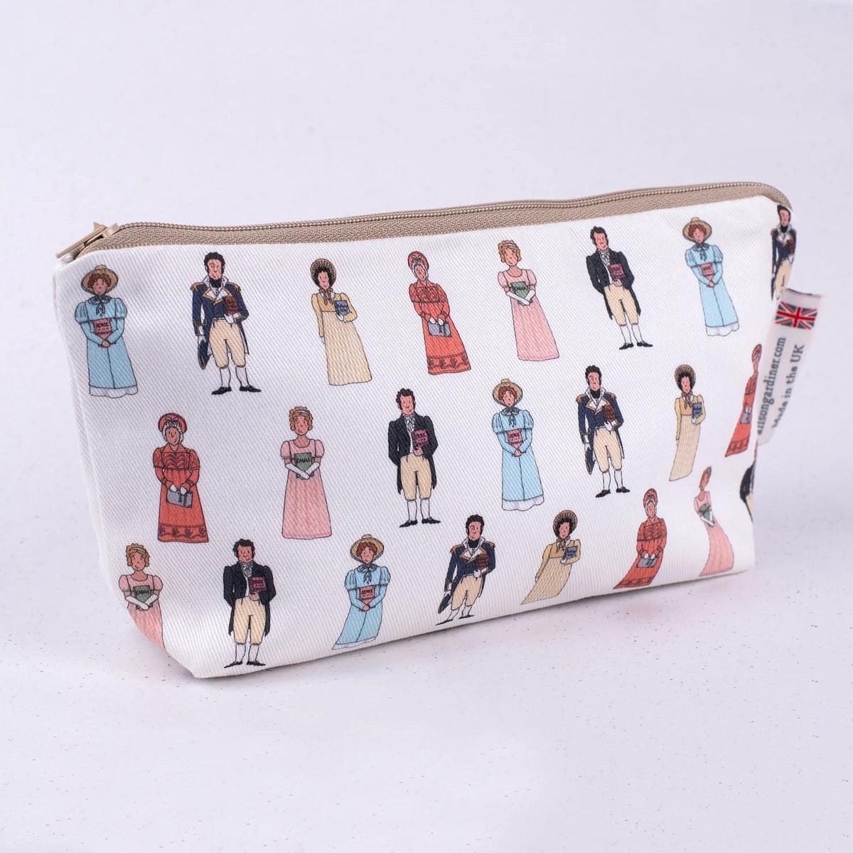 Jane Austen Character Cosmetics Bag - Image 2