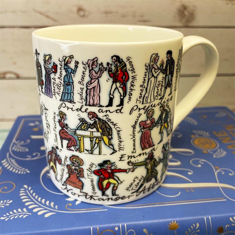Jane Austen Characters Mug - Image 2