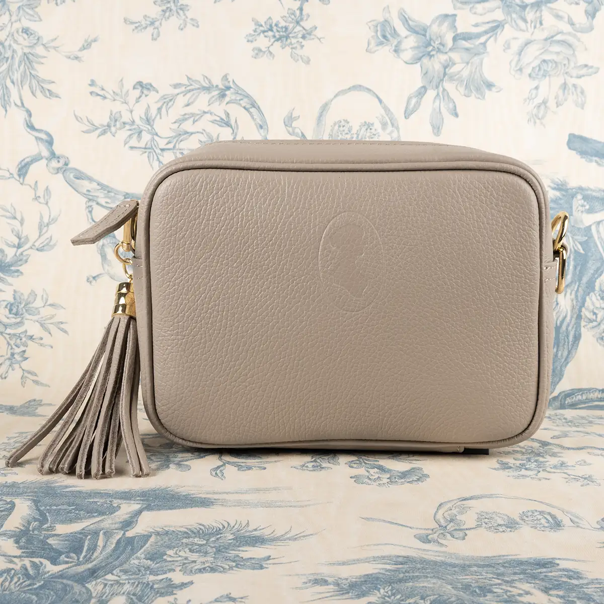 Jane Austen Customisable Leather Bag in Biscuit - Image 4