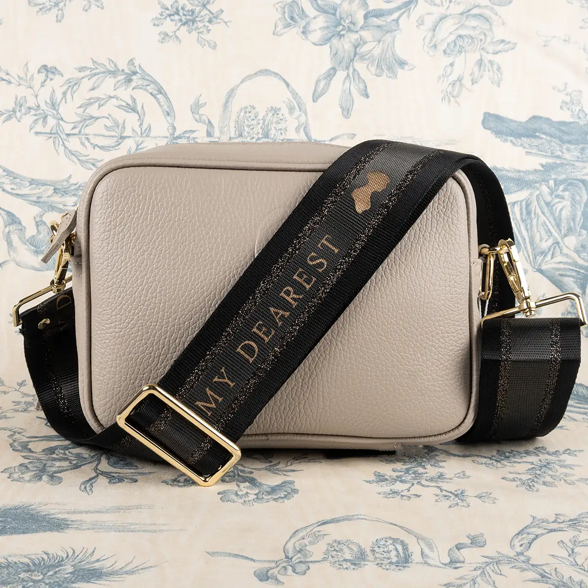 Jane Austen Customisable Leather Bag in Biscuit - Image 5