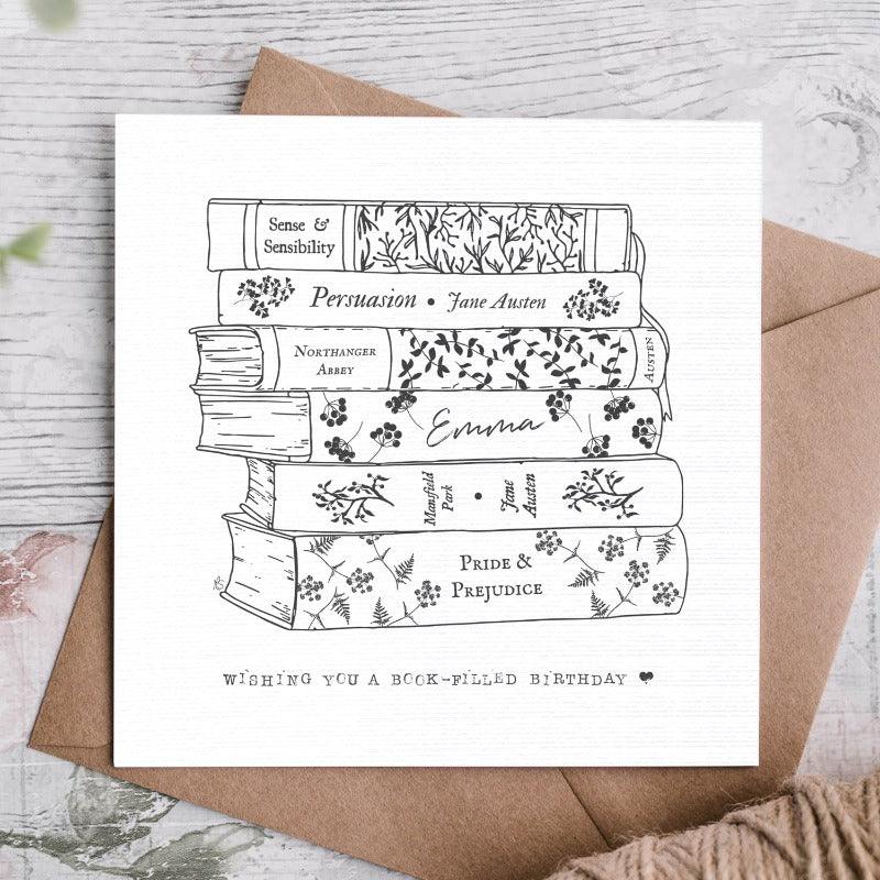 Jane Austen Themed Illustrated Greetings Cards | Set of 5 - Image 4