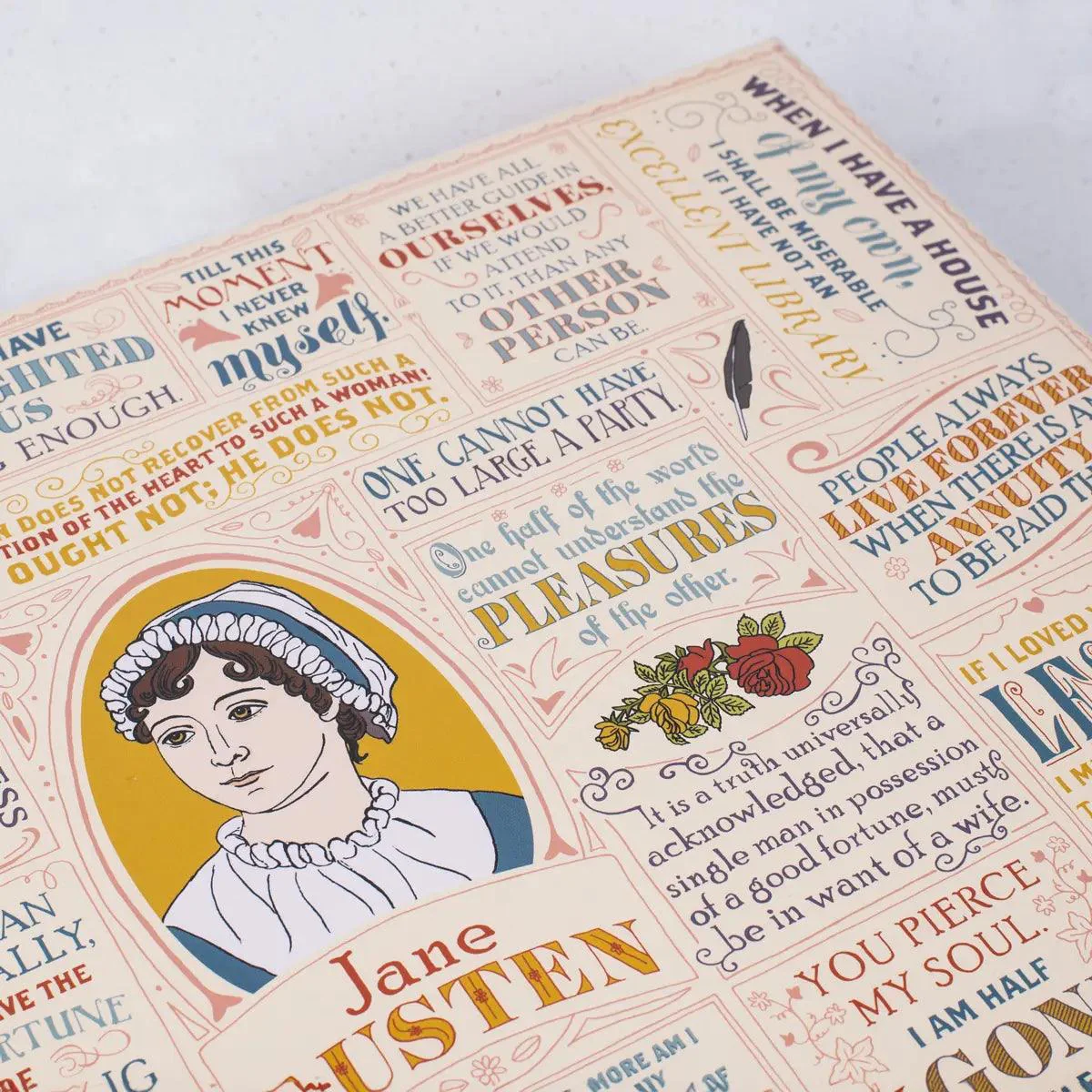 Jane Austen Literary Lines 1000-Piece Puzzle - Image 2