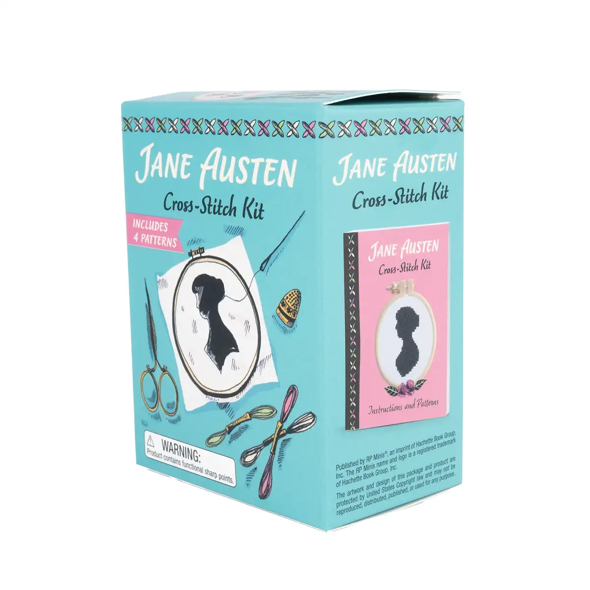Jane Austen Mini Cross Stitch Kit - Image 4