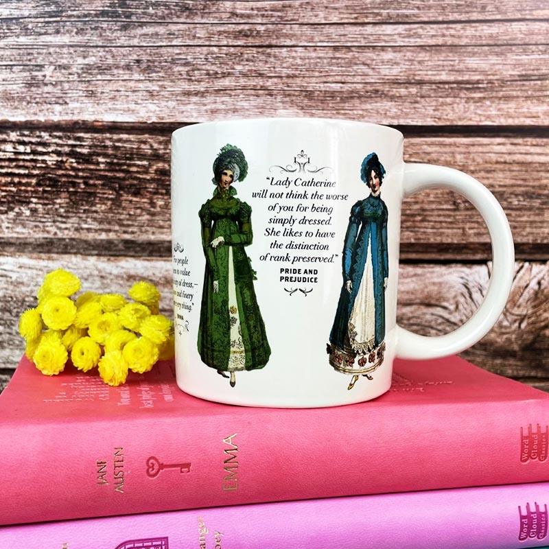 Jane Austen Regency Finery Heat Transforming Mug