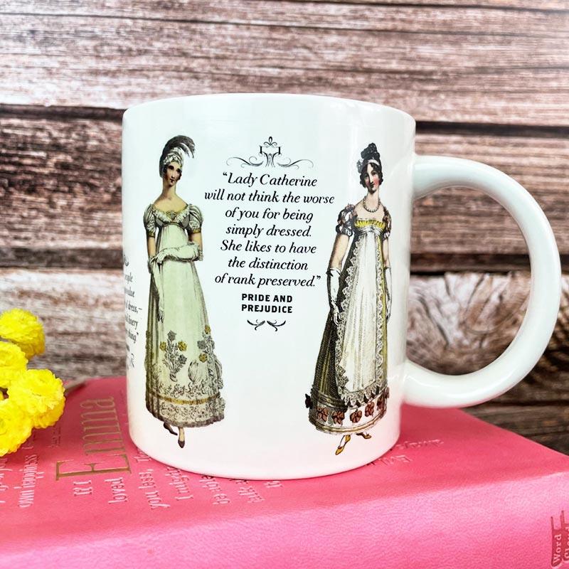 Jane Austen Regency Finery Heat Transforming Mug - Image 2