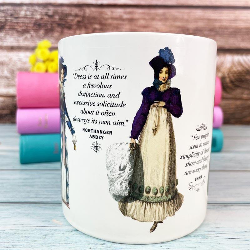 Jane Austen Regency Finery Heat Transforming Mug - Image 3