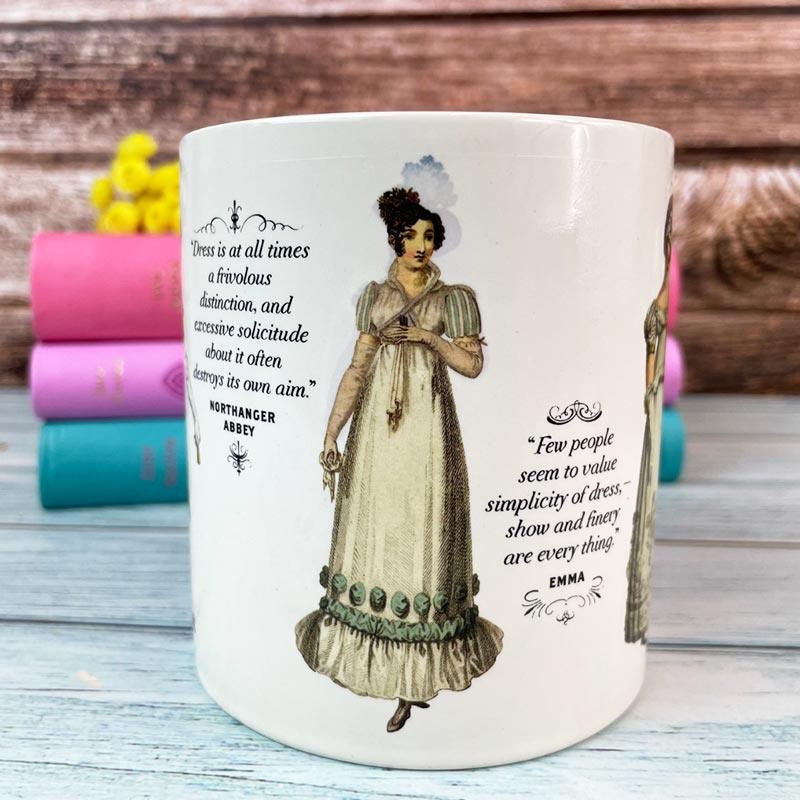 Jane Austen Regency Finery Heat Transforming Mug - Image 4