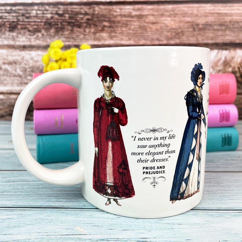 Jane Austen Regency Finery Heat Transforming Mug - Image 5